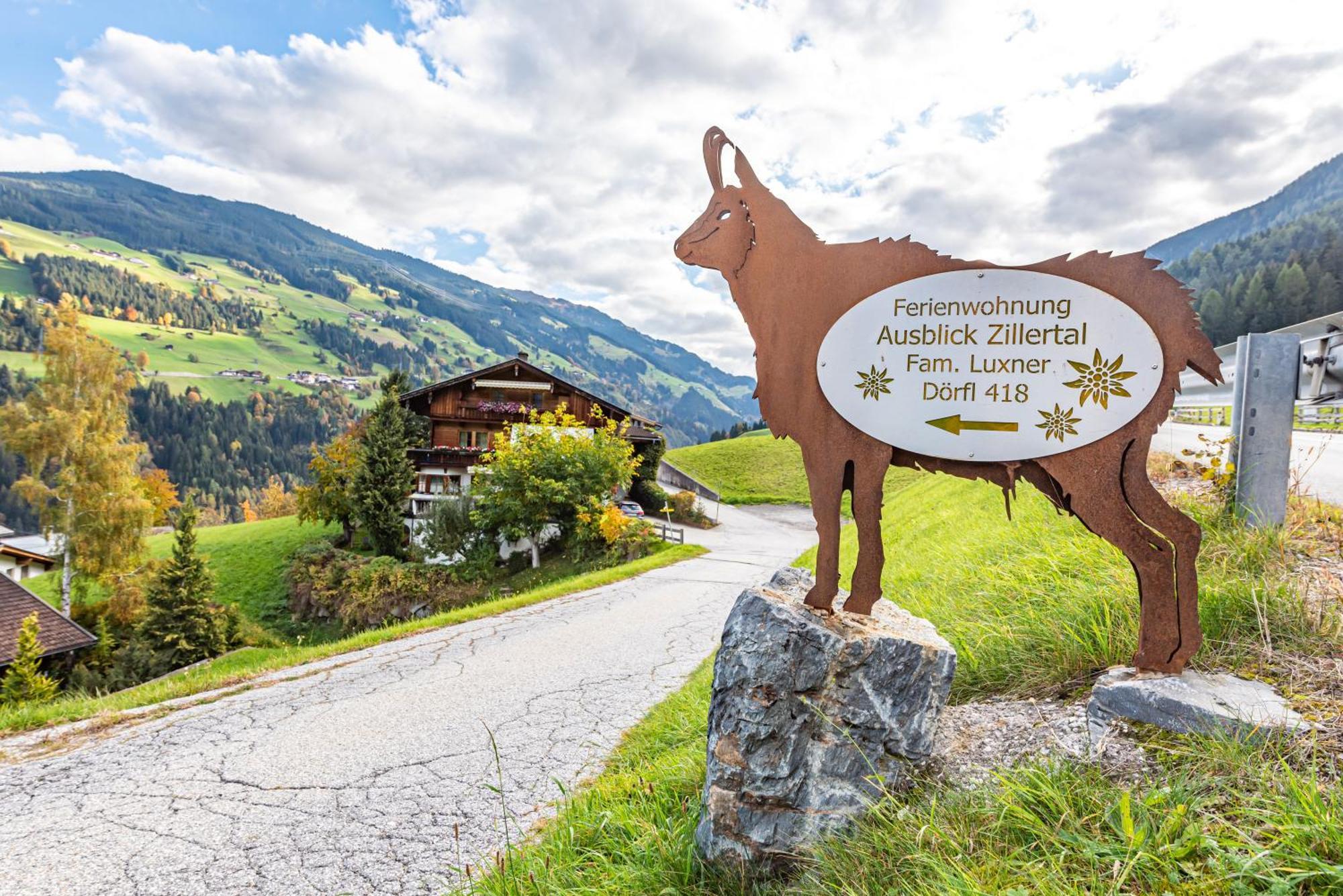 Ferienwohnung Ausblick Zillertal Гайнценберг Екстер'єр фото