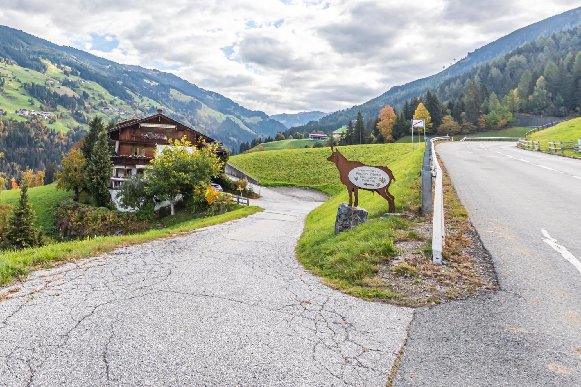 Ferienwohnung Ausblick Zillertal Гайнценберг Екстер'єр фото