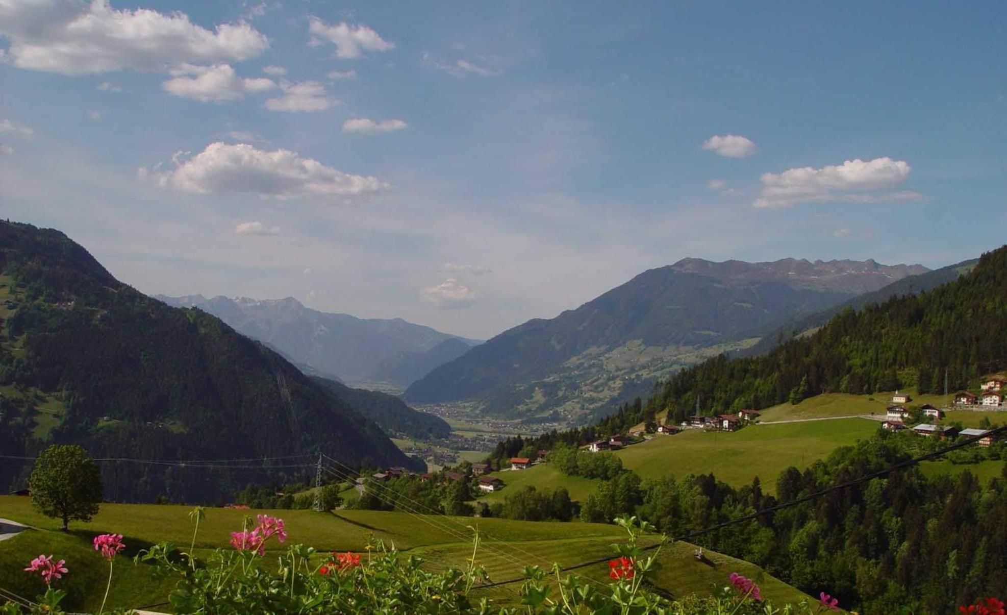 Ferienwohnung Ausblick Zillertal Гайнценберг Екстер'єр фото